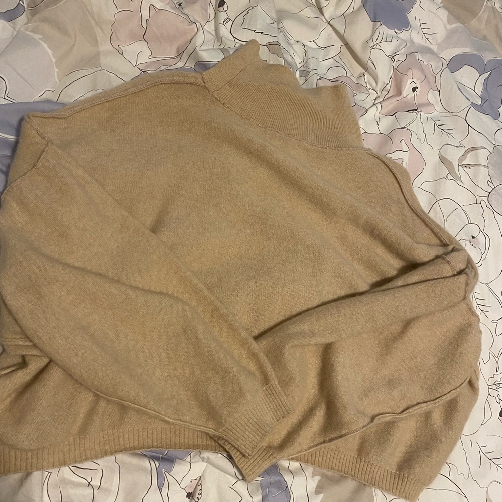Free People Cropped Cashmere Sweater